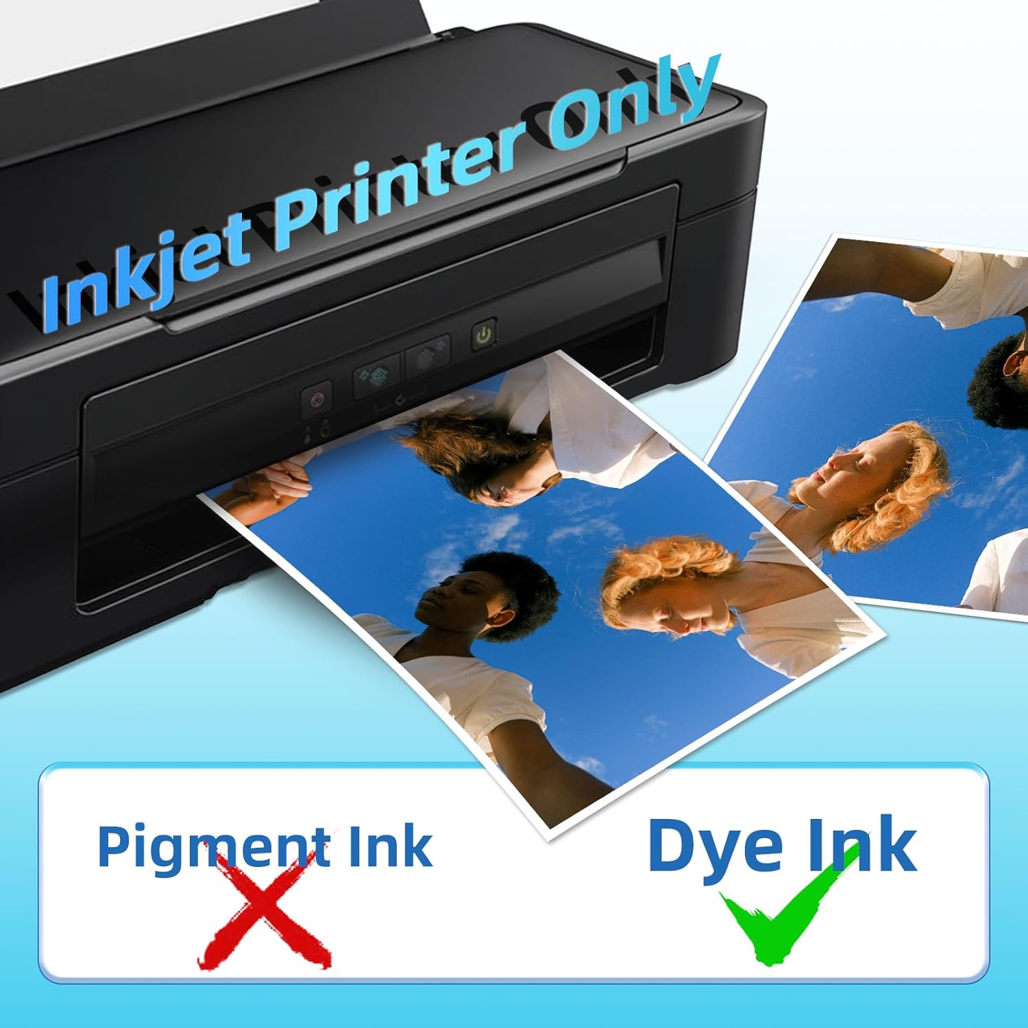 Kertas Foto Glossy Perekat A4  - Ink Blotter Paper ulasan dan harga