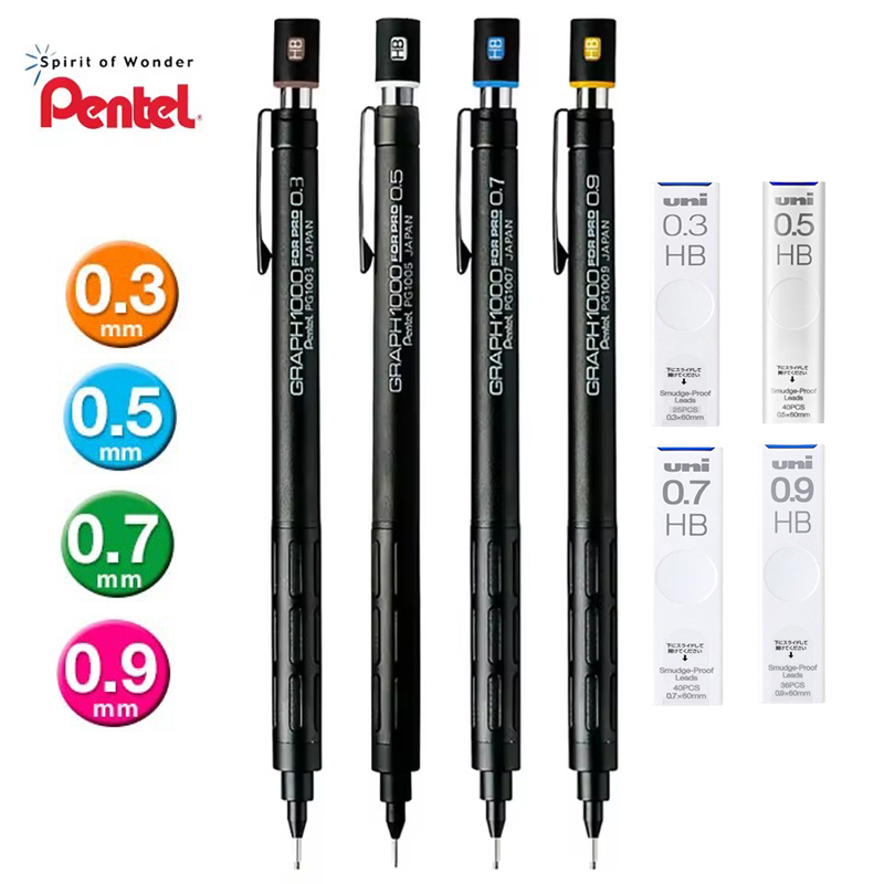 Grafik Pentel PG1000 untuk Pen - Mechanical Pencil 0.3 ulasan dan harga