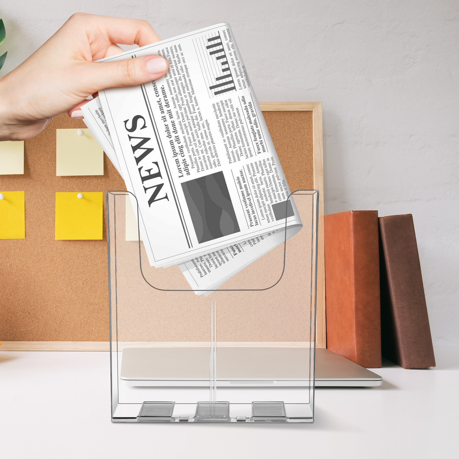 2 Buah Rak Penyimpanan Berkas  - Magazine Holder Rack ulasan dan harga