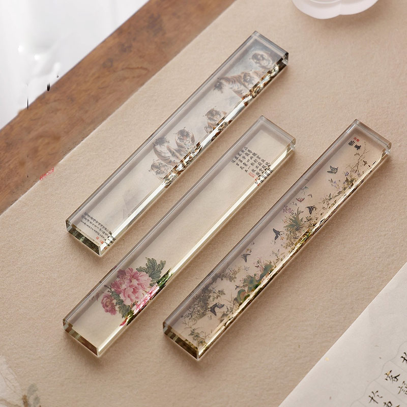 1 Buah Penahan Kertas Kaca Kri - Paper Weight Crystal ulasan dan harga