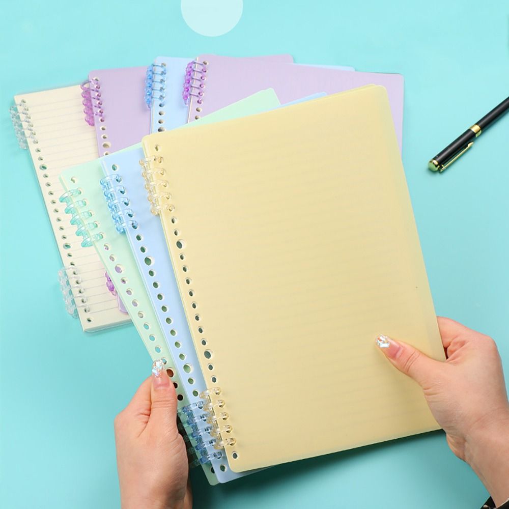 10Pcs Ikat Buku Plastik Model  - Binder A4 Lever ulasan dan harga