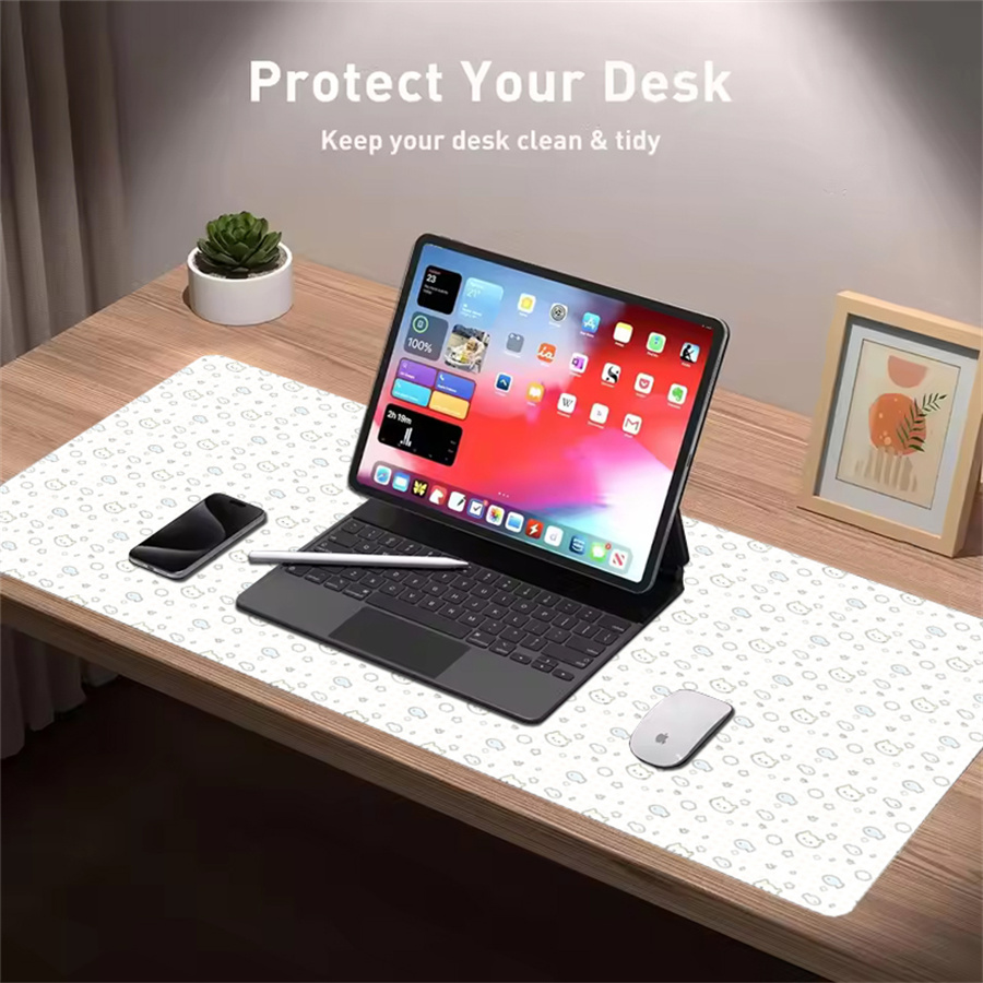 Alas Meja Kulit Lucu Dekorasi  - Leather Desk Pad ulasan dan harga