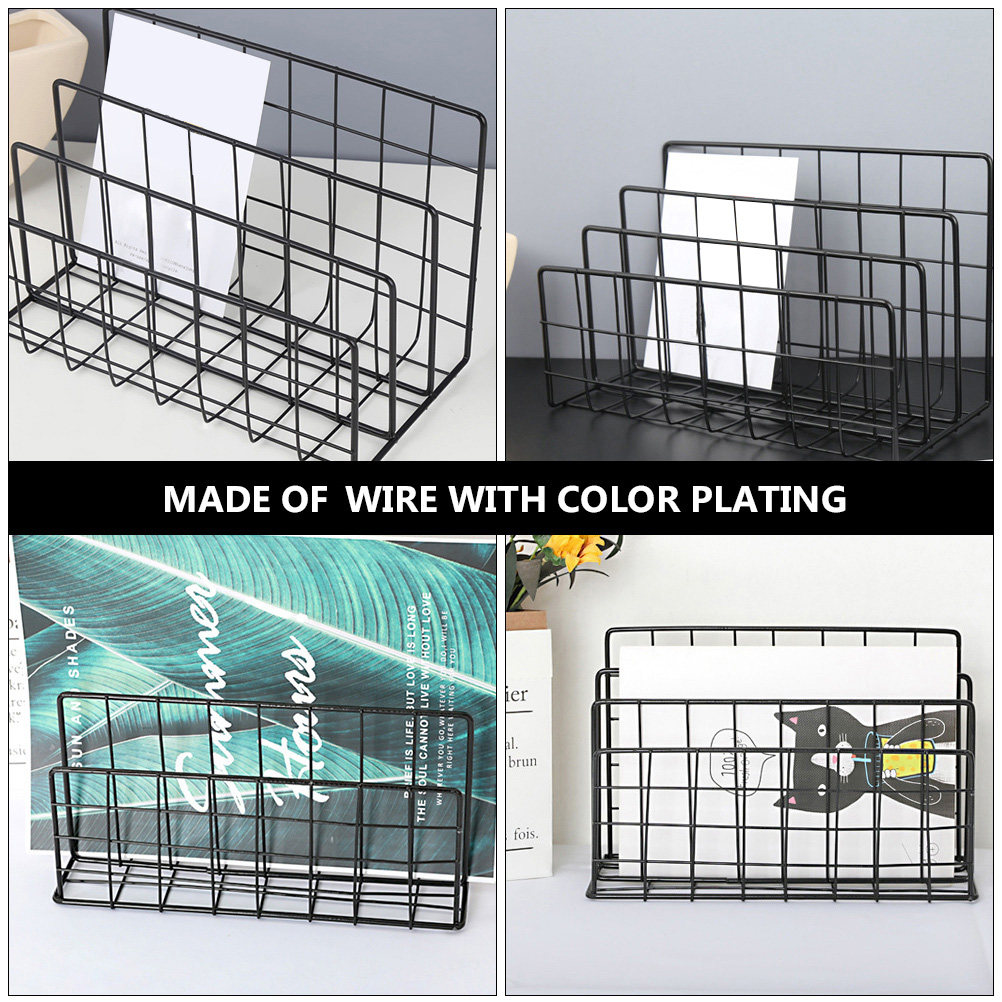 Rak Penyimpanan Logam untuk Me - Magazine Holder Rack ulasan dan harga