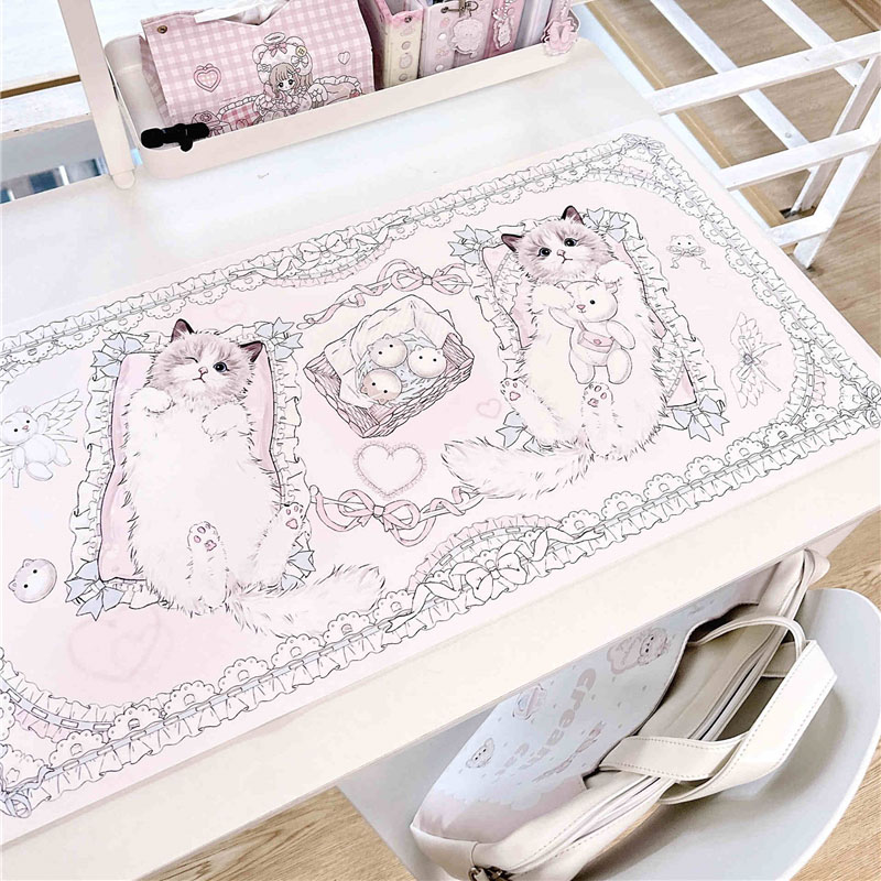 Alas meja kulit Ragdoll seri k - Leather Desk Pad ulasan dan harga